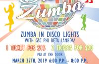 PBL Disco Zumba flyer