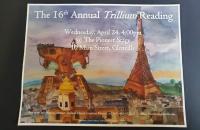Poster for the 16th annual Trillium reading