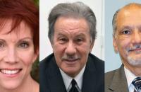 GSC presidential search candidates; they include (l-r) Dr. Bruce Barnhart, Dr. Kellie Bean, Dr. Mark Manchin, Dr. Richard Pagan, and Dr. Herbert Riedel