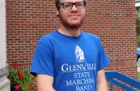 Marching Band Field Commander Garrett Hacker