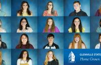 Glenville State College Fall 2021 Home Grown Scholars include (l-r, descending) Faith Bailes, Sydney Beckett, Brenna Bennett, Trenton Brady, Alyssa Brookman, Caliegh Cawthon, Sydney Chafin, Katherine Cooper, Natalie Fout, Rylea Jennings, Marissa King, Paige Persinger, Anthony Rader, Sarah Saunders, Zane Stricker, Lindsay Talley, Lacy Whytsell, and Morgan Wills. Not pictured: Silas Powell, Katelynn Talbert, Autumn Tusing, and Lindsey Walls.