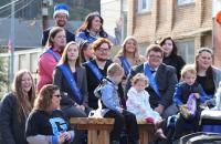 Glenville State College’s 2019 Homecoming Court and Attendants participate in the parade on Main Street in Downtown Glenville as part of the annual Homecoming festivities; the 2020 Homecoming celebration at Glenville State has been postponed with organizers looking to spring 2021 as a time to reschedule the event