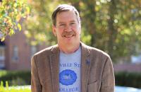 Larry Baker, a Glenville State alumnus and current faculty member, prides himself on helping students pursue their dreams (GSC Photo/Kristen Cosner)