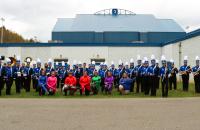 Members of the 2021 Glenville State College Marching Band. (GSC Photo/Dustin Crutchfield)