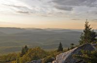 The Allegheny Mountains, pictured here from Spruce Knob, West Virginia, comprise much of the nearly 1 million acres of public lands that are the Monongahela National Forest. (USDA Forest Service photo | Kelly Bridges)