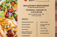 January's Premium Night menu is themed around the "Foods of West Virginia" - join us on Thursday, January 26 in Mollohan's Restaurant.