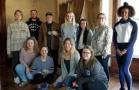 PSYC 399 students during their recent trip to Sutton's Haymond House
