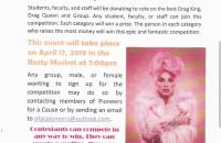 Cancer's a Drag poster
