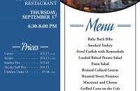 The next Premium Night at Mollohan's Restaurant will take place Thursday, September 17