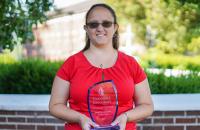 Stephany Harper, 2021 Staff Employee of the Year award recipient. (GSC Photo/Kristen Cosner)