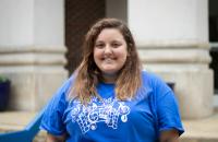 Glenville State College senior Kristina “Tina” Lowe will be serving as the field commander for the Pioneer ‘Wall of Sound’ Marching Band for the fall 2020 semester