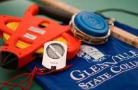 Tree measurement tools that will be utilized by Forest Technology students at Glenville State College. The instruments were purchased with a donation from Weyerhaeuser. (GSC Photo/Kristen Cosner)