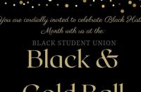 Black & Gold Ball Flyer