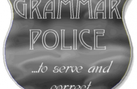 Grammar Police Badge