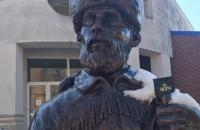 pioneer statue SKYN