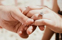 Wedding Proposal with Engagement Ring